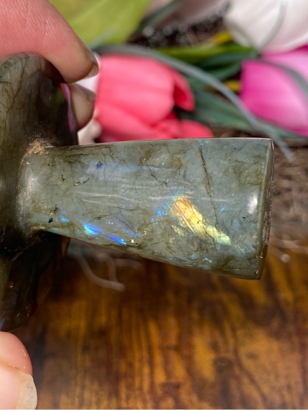Labradorite Mushroom - Picture 11 of 16
